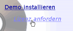 Button in mouseover status